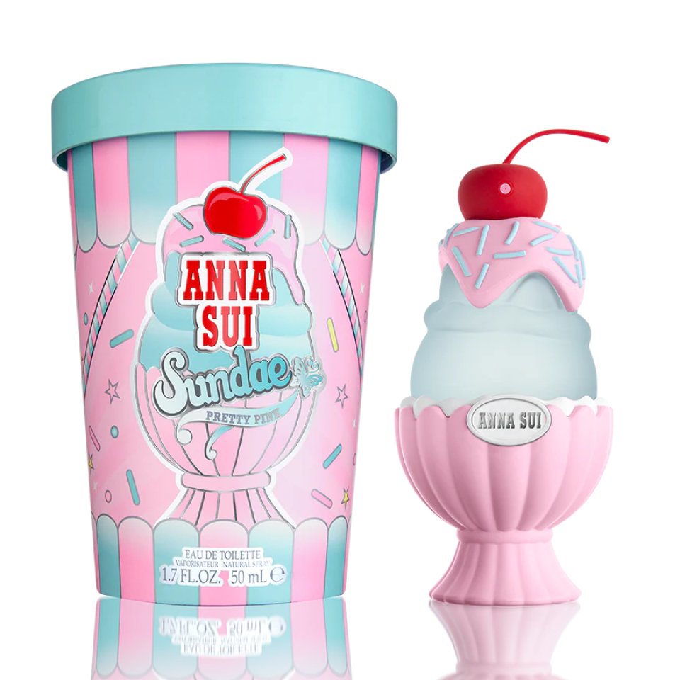 ANNA SUI Sundae Pretty Pink Eau De Toilette 50ml - CC Outlet HK
