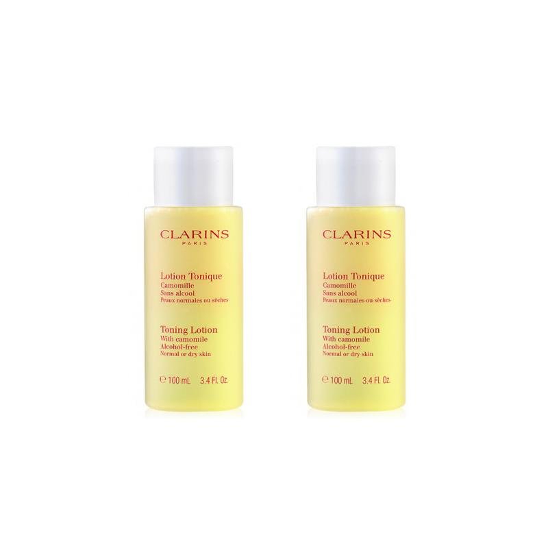Clarins Toning Lotion With Camomile - Normal/Dry Skin 100ml x 2 - CC Outlet HK