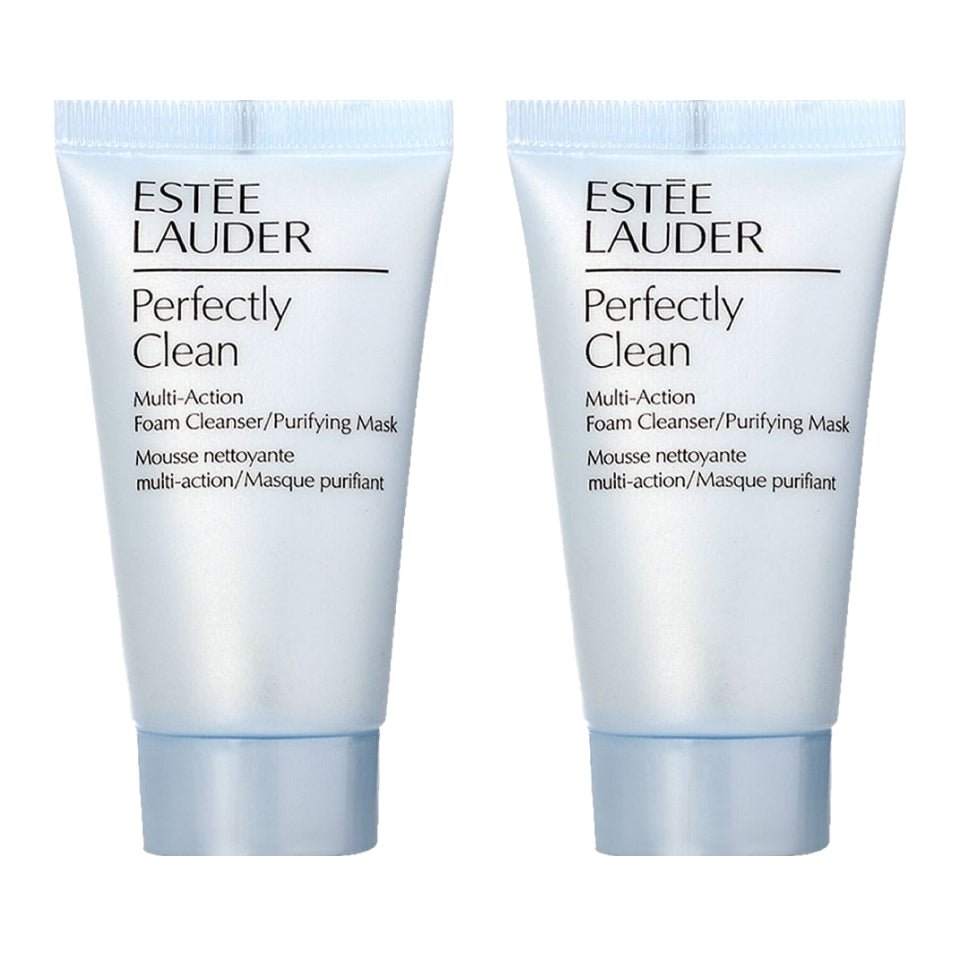 Estee Lauder Perfectly Clean Multi-Action Foam Cleanser/Purifying Mask 30ml x2 Exp:2025/1 - CC Outlet HK