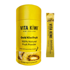 Vita Kiwi 100% Fruit Powder - Gold Kiwi 5g x 10 Sticks Exp: 2024/7 - CC Outlet HK